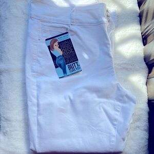 New Plus Size White Skinny Jeans Size 18